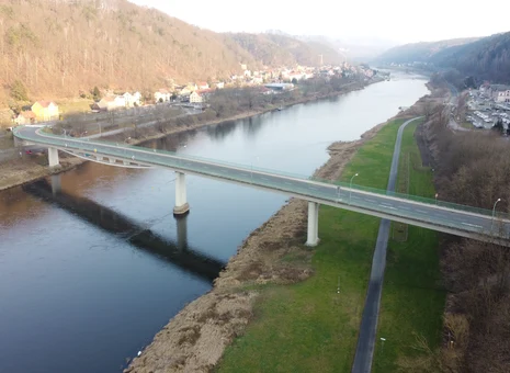 Brücke der B 172 in Bad Schandau