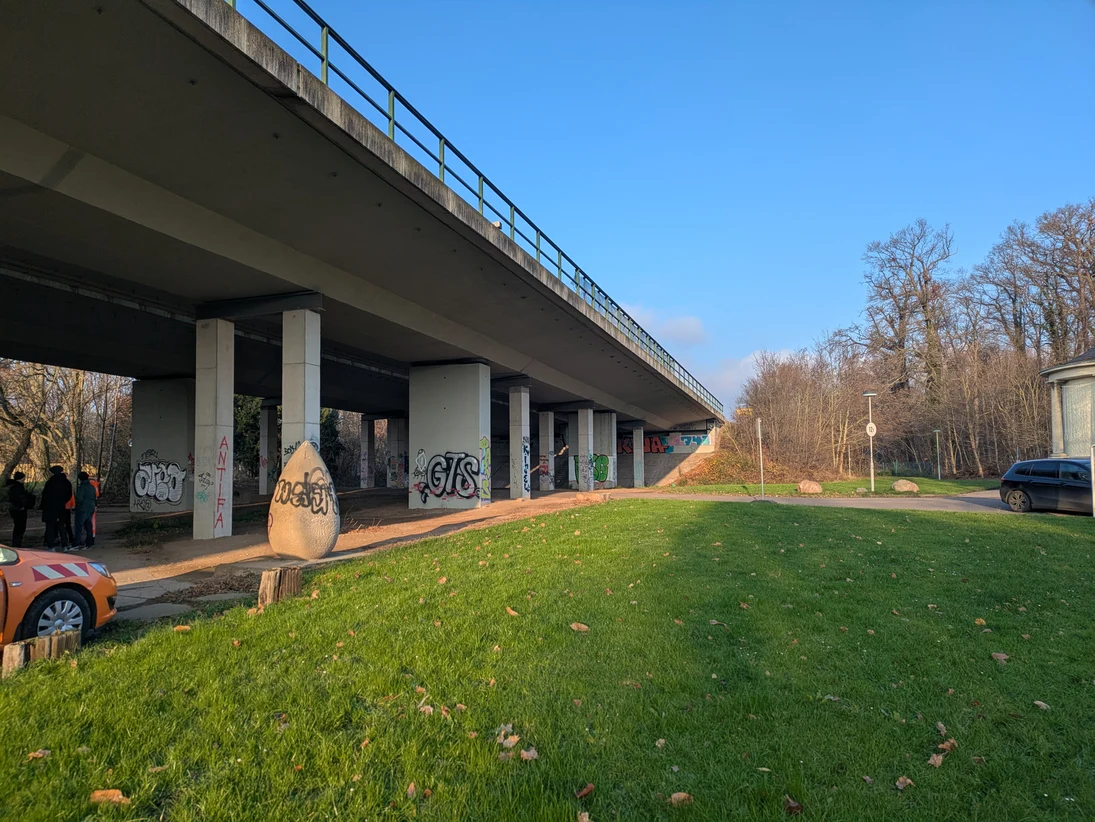 Agrabrücke der B 2 bei Leipzig