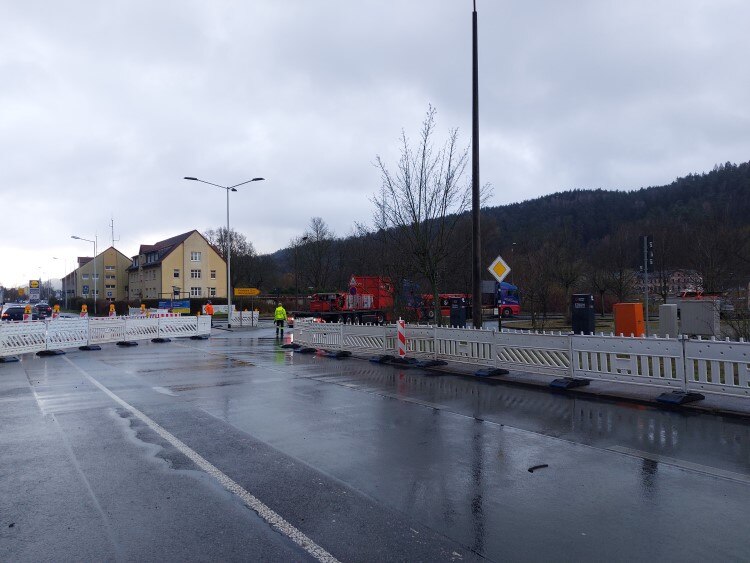 Straßensperrungen in Bad Schandau